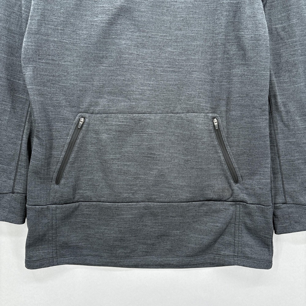 North Face Hoodie Womens XL Gray Black Pullover Fleece Lined Anorak Outdoor Warm - Picture 3 of 16
